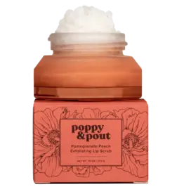 Poppy & Pout Pomegranate Peach Lip Scrub