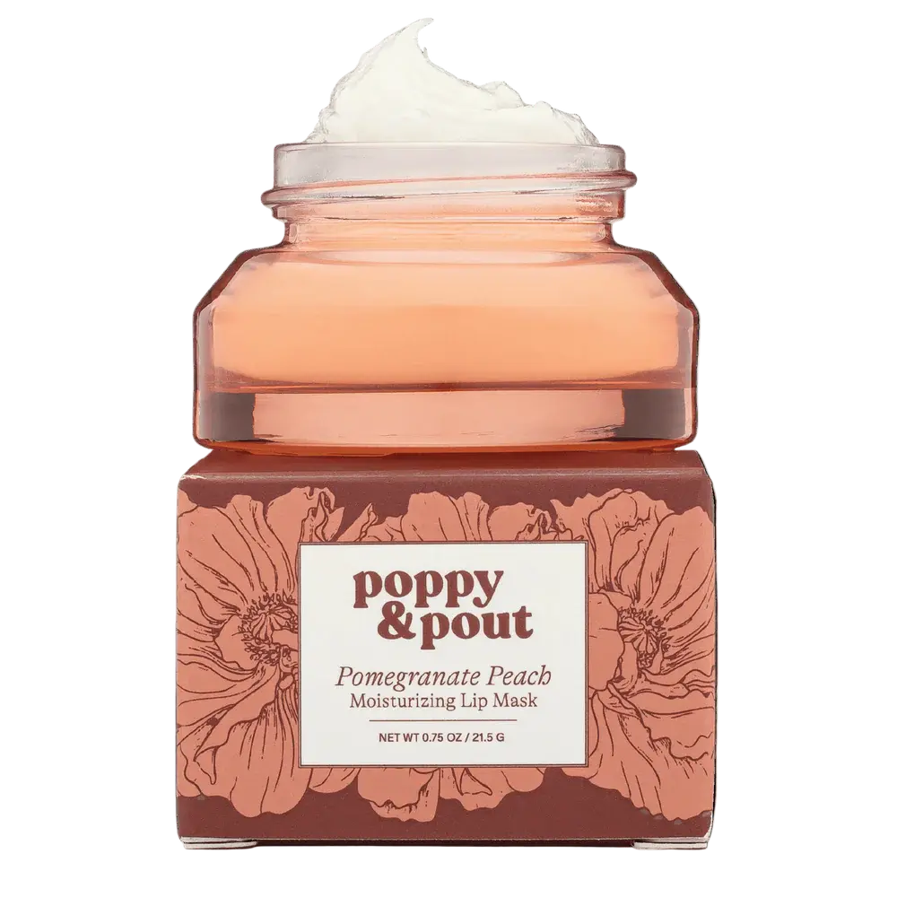 Poppy & Pout Pomegrante Peach Lip Mask
