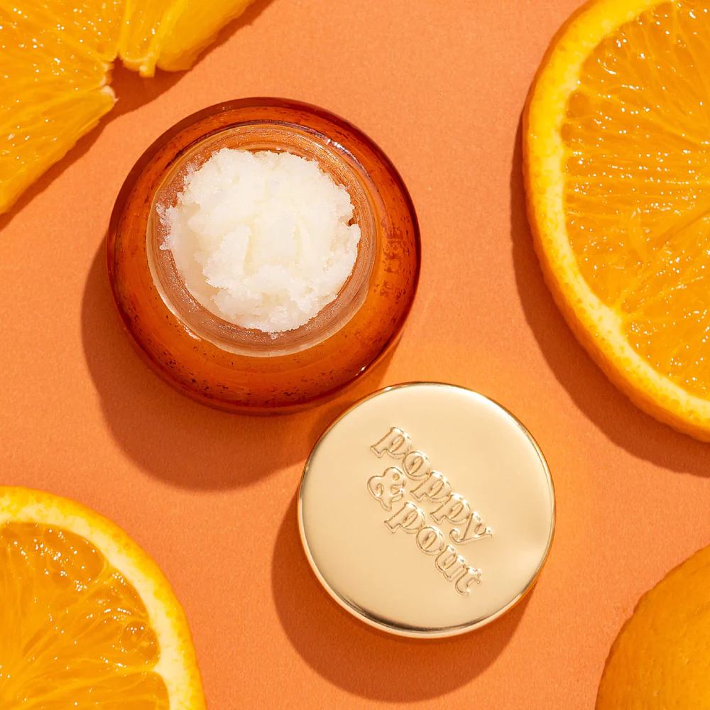 Poppy & Pout Orange Blossom Lip Scrub