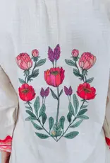 Isla Payal Malta Dress Wildflower Ivory