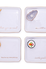 Two's Company Food Themed Trinket Tray