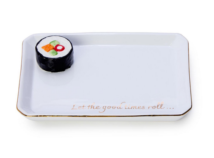 Two's Company Food Themed Trinket Tray