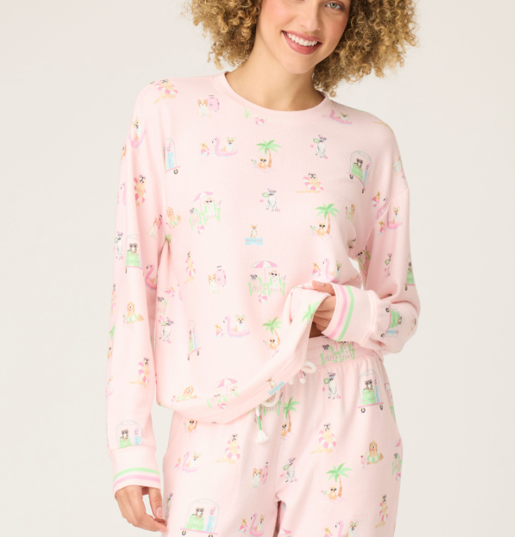 PJ Salvage Pupcation Palms Top