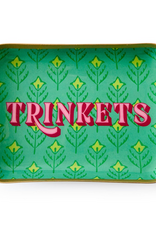 Two's Company Metal Trinket Trays w/ Sayings