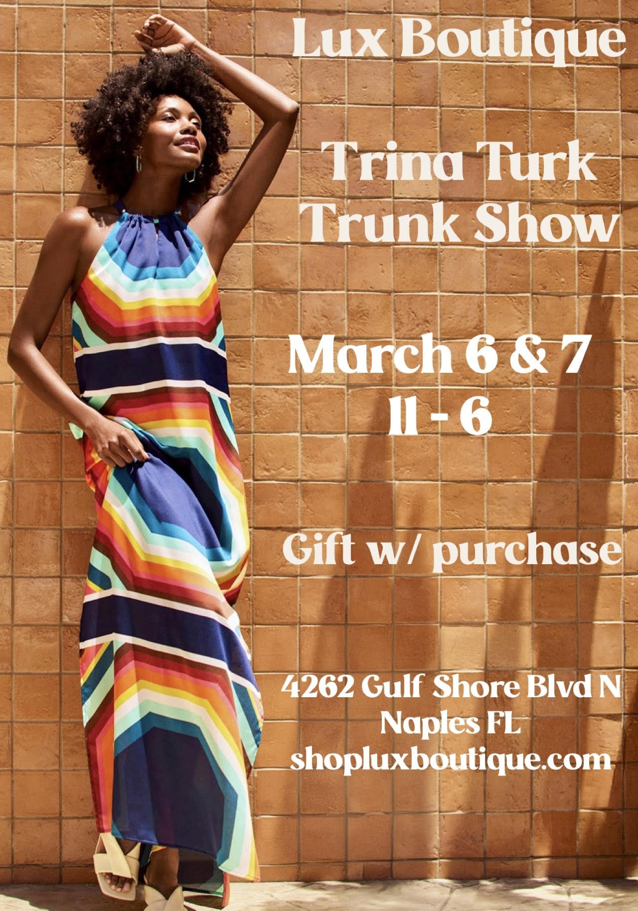 Spring Style Spotlight: Trina Trunk Show at Lux Boutique (March 6–7)