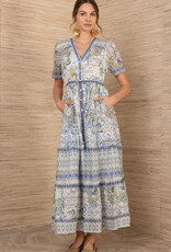 Hale Bob Ruthie Dress Blue