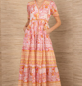 Hale Bob Ruthie Maxi Dress Pink