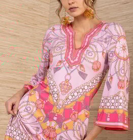 Hale Bob Holly Dress Pink