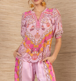 Hale Bob Roux Top Pink