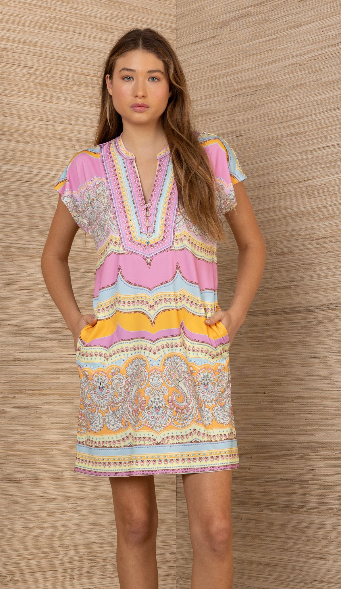 Hale Bob Hale Bob Kaori Dress Pink