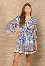 Hale Bob Theia Dress Blue