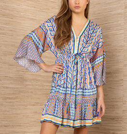 Hale Bob Theia Dress Blue