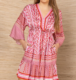 Hale Bob Theia Dress Red