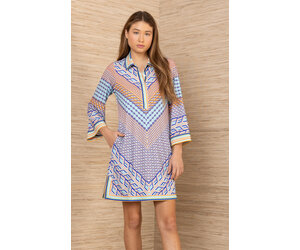 Hale Bob Benicia Dress Blue - Lux Boutique