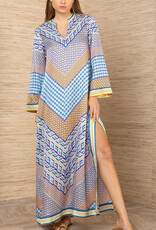 Hale Bob Hale Bob Aleyna Maxi Dress Blue