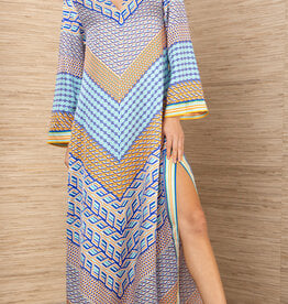 Hale Bob Aleyna Maxi Dress Blue