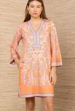 Hale Bob Hale Bob Tilly Dress Orange