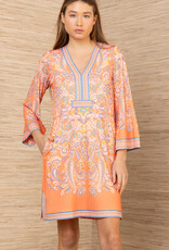 Hale Bob Tilly Dress Orange