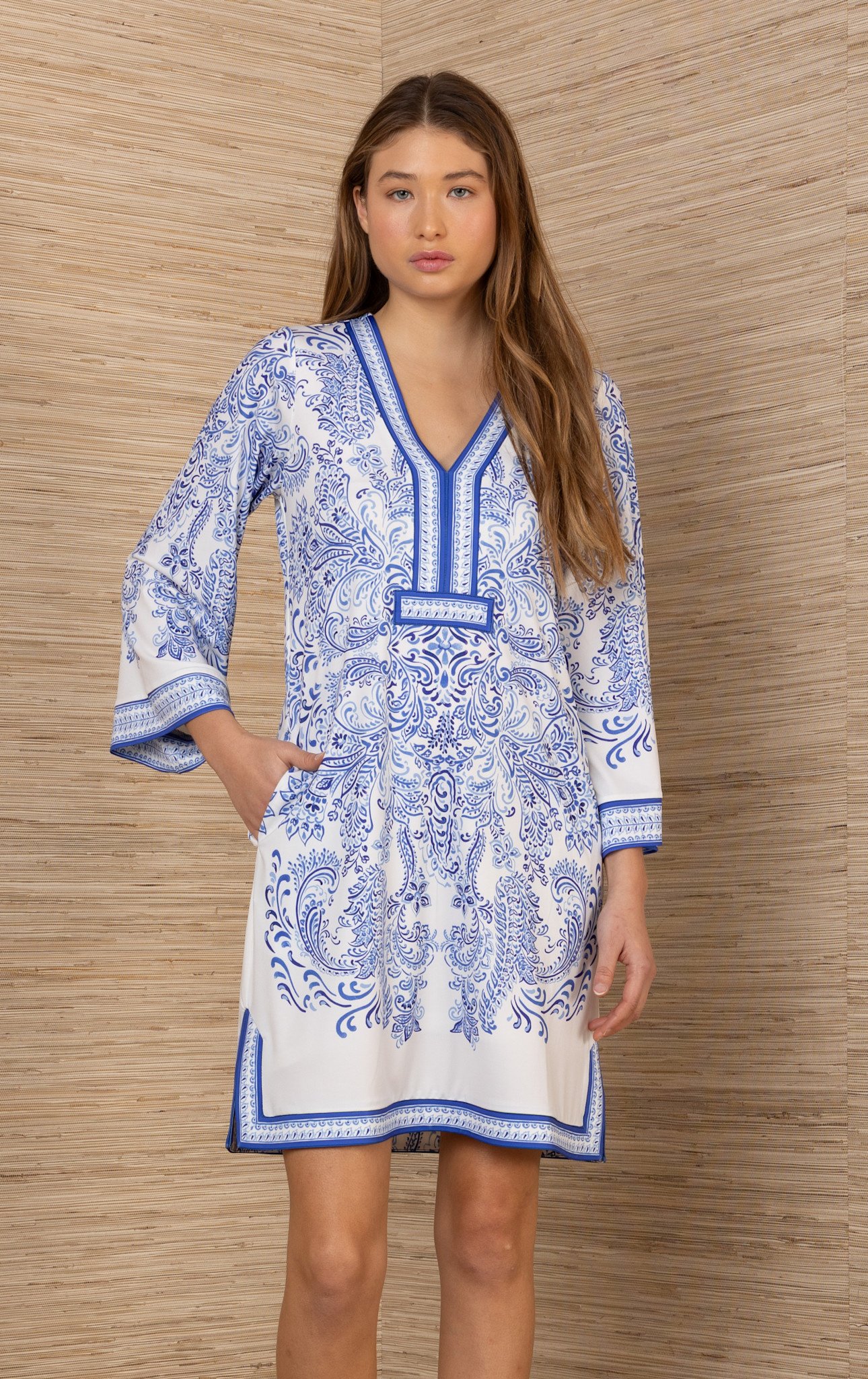 Hale Bob Hale Bob Tilly Dress Blue