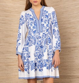 Hale Bob Maxwell Dress Blue