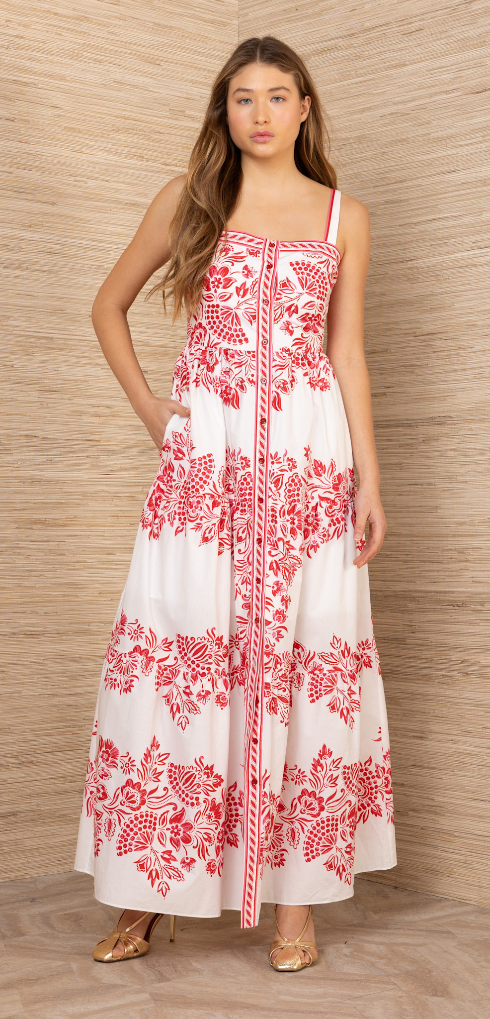 Hale Bob Hale Bob Jream Maxi Dress Red