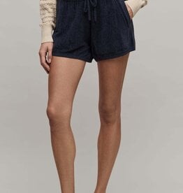 Barefoot Dreams CozyChic Rope Stitch Short Indigo