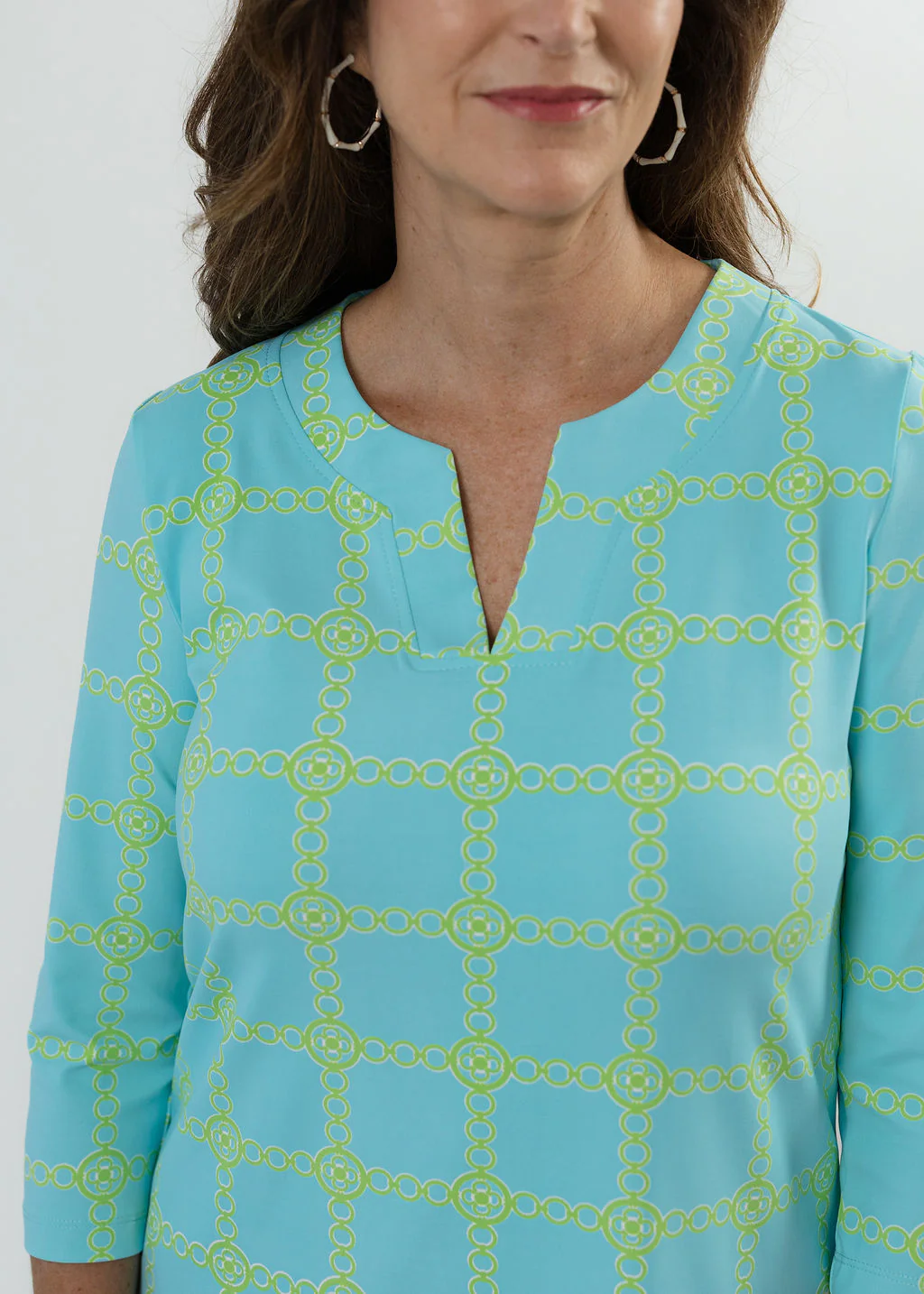 Sailor Sailor Lucille Dress Medallion Chain Green