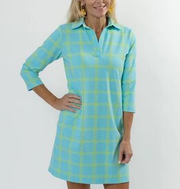 Sailor Sailor Polo Dress Medallion Chain Green