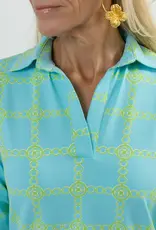 Sailor Sailor Polo Dress Medallion Chain Green