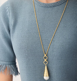 Spartina St. Augustine Necklace 28" Pearl