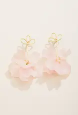 Spartina Corolla Stem Earrings Pink