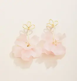 Spartina Corolla Stem Earrings Pink