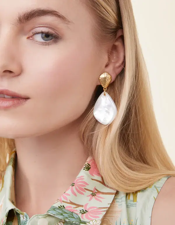 Spartina Enclave Earrings Mother-of-Pearl