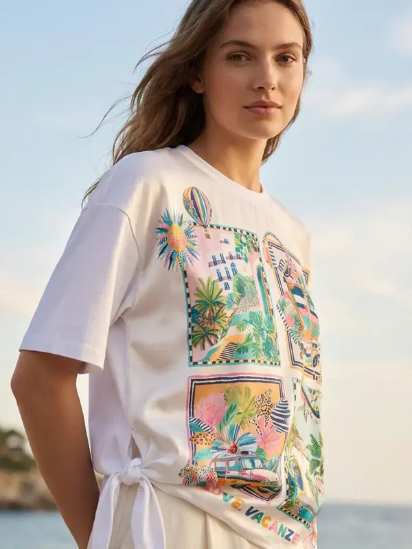 Vilagallo Vacation Tee Multi