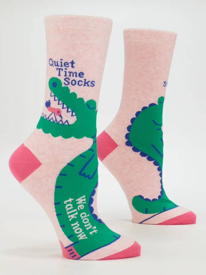 Blue Q Blue Q Women's Sock Quiet Time