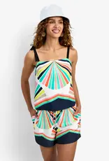 Trina Turk Breezy Top Coppelia Multi