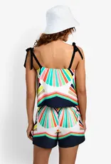 Trina Turk Breezy Top Coppelia Multi