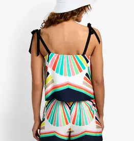 Trina Turk Breezy Top Coppelia Multi
