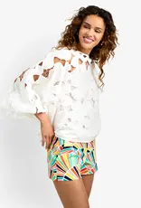 Trina Turk Coastal Top White