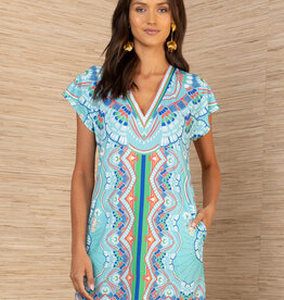 Hale Bob Betty Dress Turquoise