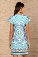 Hale Bob Betty Dress Turquoise