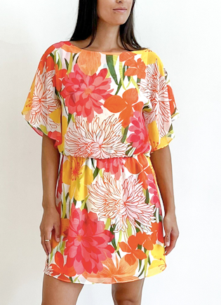 Trina Turk Catarina Dress Multi Floral