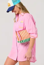 Shiraleah Port Stripe Pouch Multi