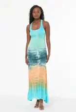 Young Fabulous & Broke Wander Dress  Mint Watercolor Wash