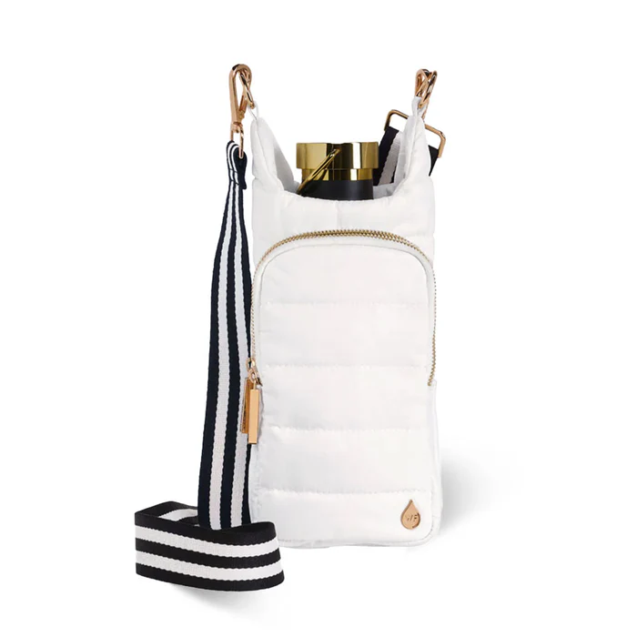 Wanderfull HydroBag White w/ Black Stripe Strap