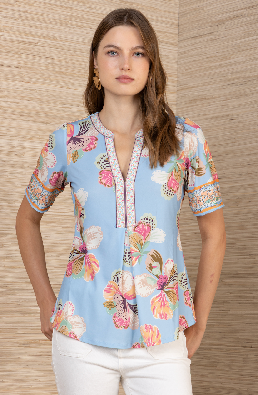 Hale Bob Elvira Top Blue