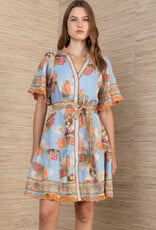 Hale Bob Brody Dress Blue