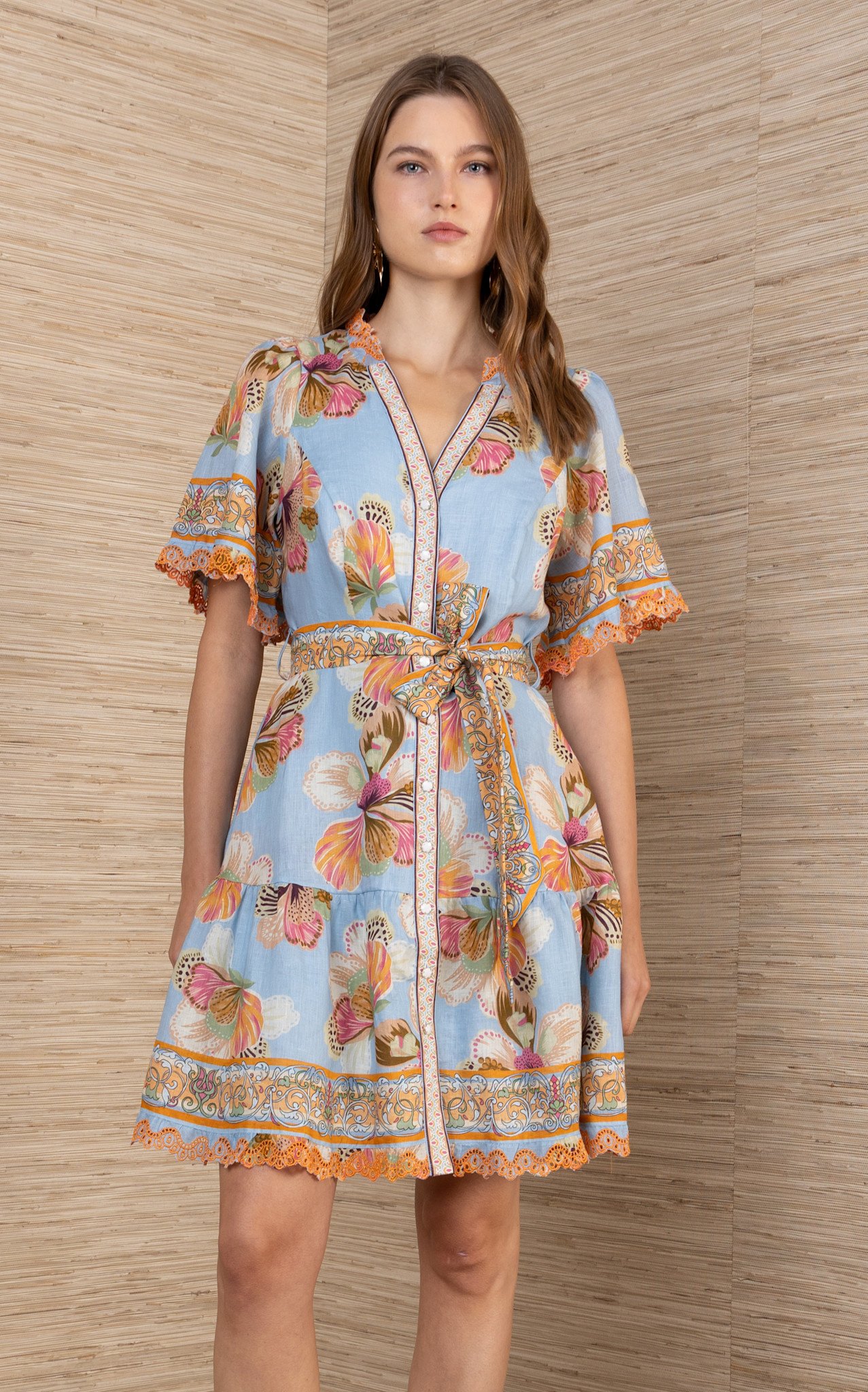 Hale Bob Brody Dress Blue