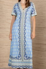 Hale Bob Bruna Maxi Dress Blue