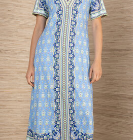 Hale Bob Bruna Maxi Dress Blue
